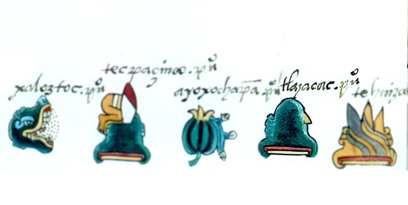 Tlayecac – Códice Mendoza, glifo